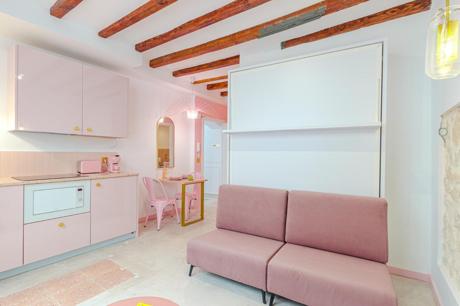 Glamorous Pink Studio In City Center Alicante Exterior foto